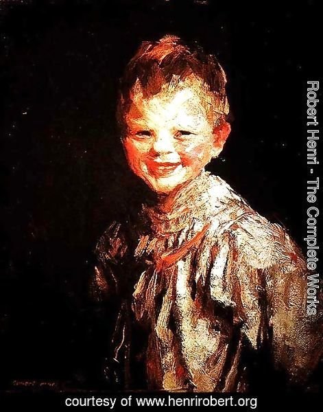Robert Henri - Laughing Child, Henri, 1907