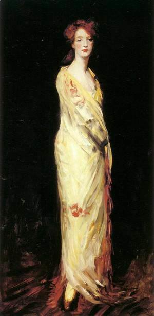 Robert Henri - Marjorie in a Yellow Shawl