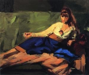 The Lounge (Figure on a Couch)