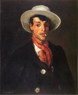 Robert Henri - Gypsy With Cigarette