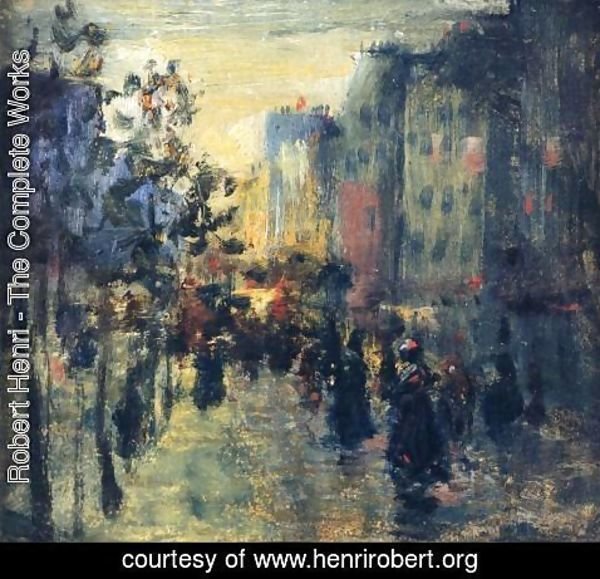 Robert Henri - Misty Effect  Paris