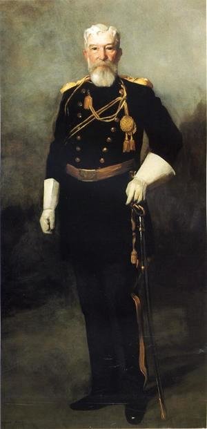 Robert Henri - Portrait Of Colonel David Perry  9th U  S  Cavalry