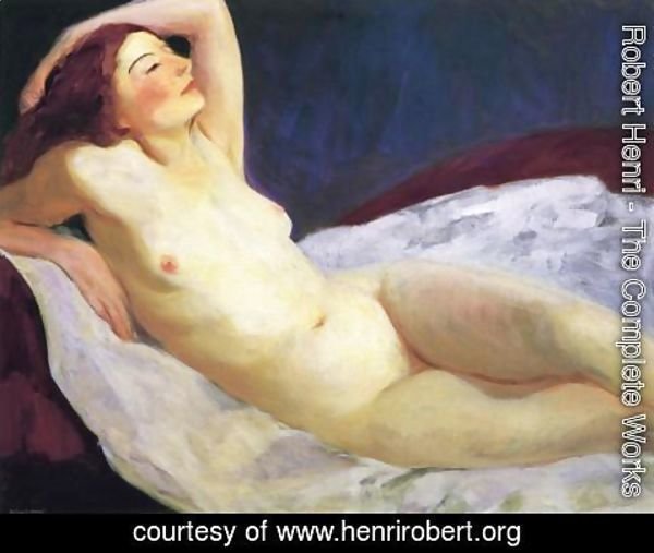 Robert Henri - Reclining Nude (Barbara Brown)