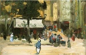 Street Corner In Paris