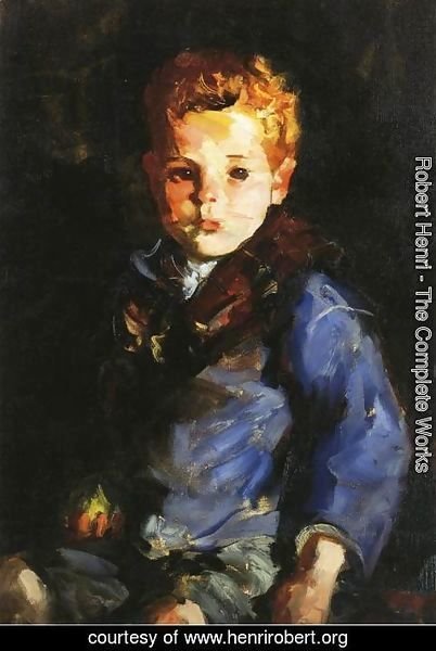 Robert Henri - The Irish Boy In Blue Denim   Anthony Lavelle