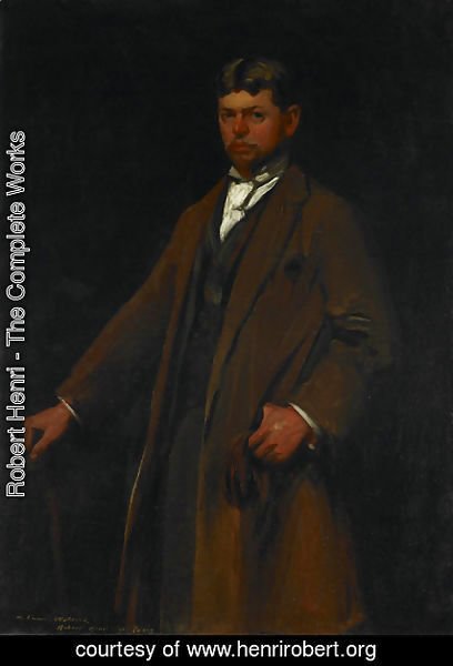 Robert Henri - Portrait of Carl Gustav Waldeck