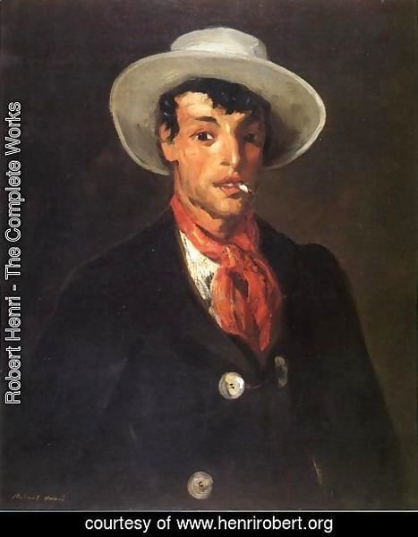 Robert Henri - Gypsy With Cigarette