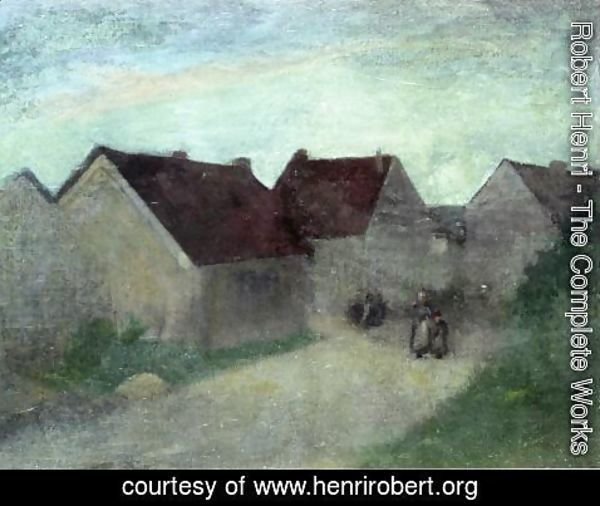 Robert Henri - Old Houses In Normandie
