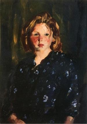 Robert Henri - Portrait Of A Young Girl