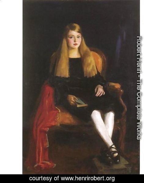 Robert Henri - Portrait Of Anne M  Tucker