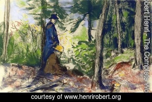 Robert Henri - Sketchers In The Woods2