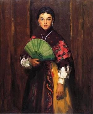 Robert Henri - Spanish Girl Of Segovia Aka Peasant Girl Of Segovia